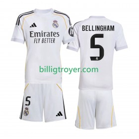 Billige Fotballdrakter Real Madrid Jude Bellingham 5 Barn Hjemmedraktsett 2025/26 Kortermet